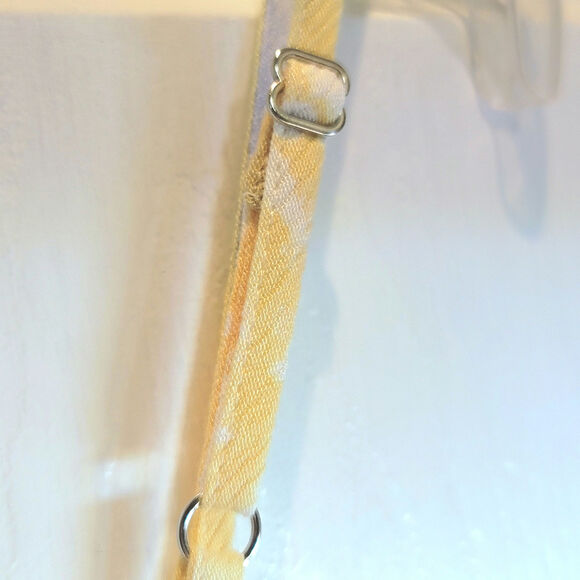 Body Glove Nicole Cover-Up Dress Sz XL Yellow Tie-Dye Flowy Relaxed Sheer - Picture 7 of 10